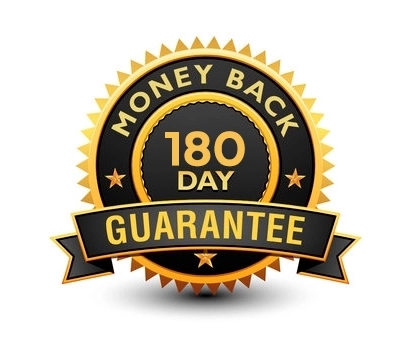 HeroUP 180 Days Money Back Guarantee Badge